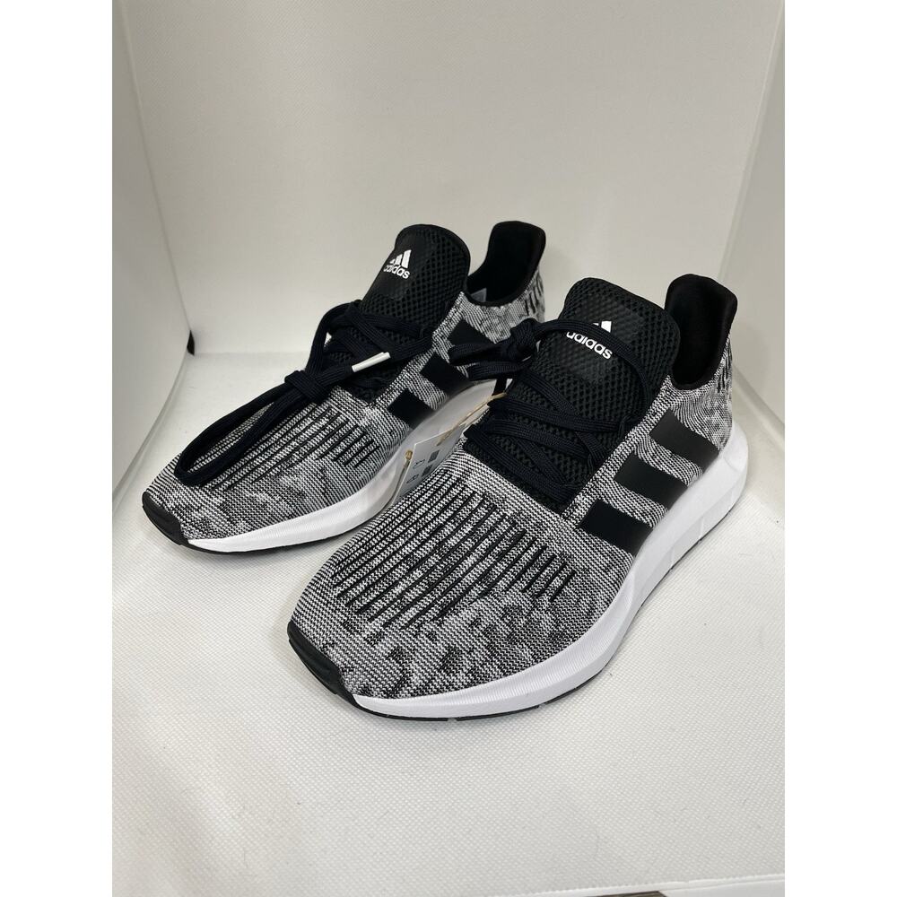 BNWT Adidas Swift Run 1.0 Black White - Mens 8.5